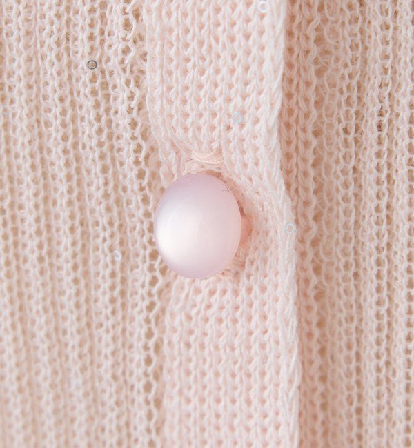  「シアーラメカーディガン」|ニット・セーター|