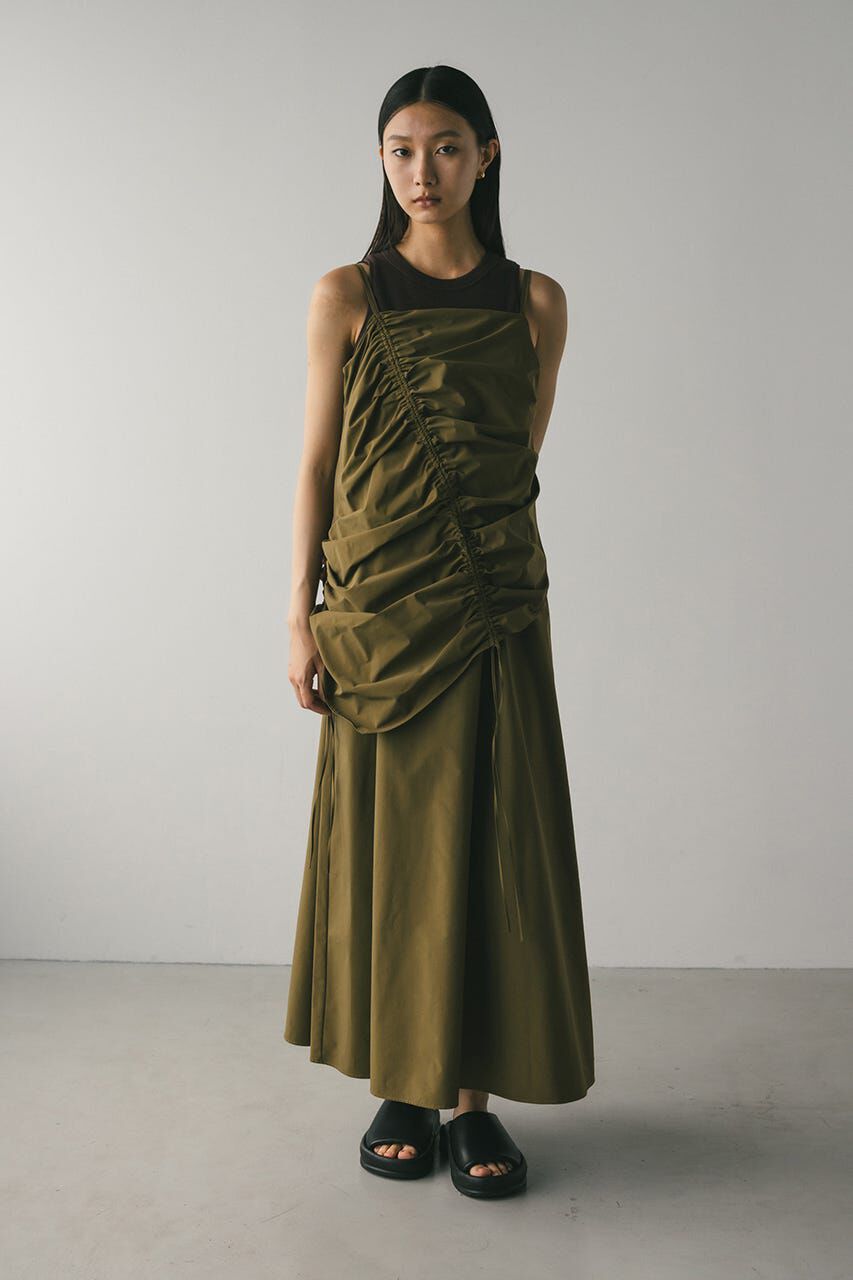 STYLEMIXER「シャーリングレイヤーワンピース」|ワンピース|