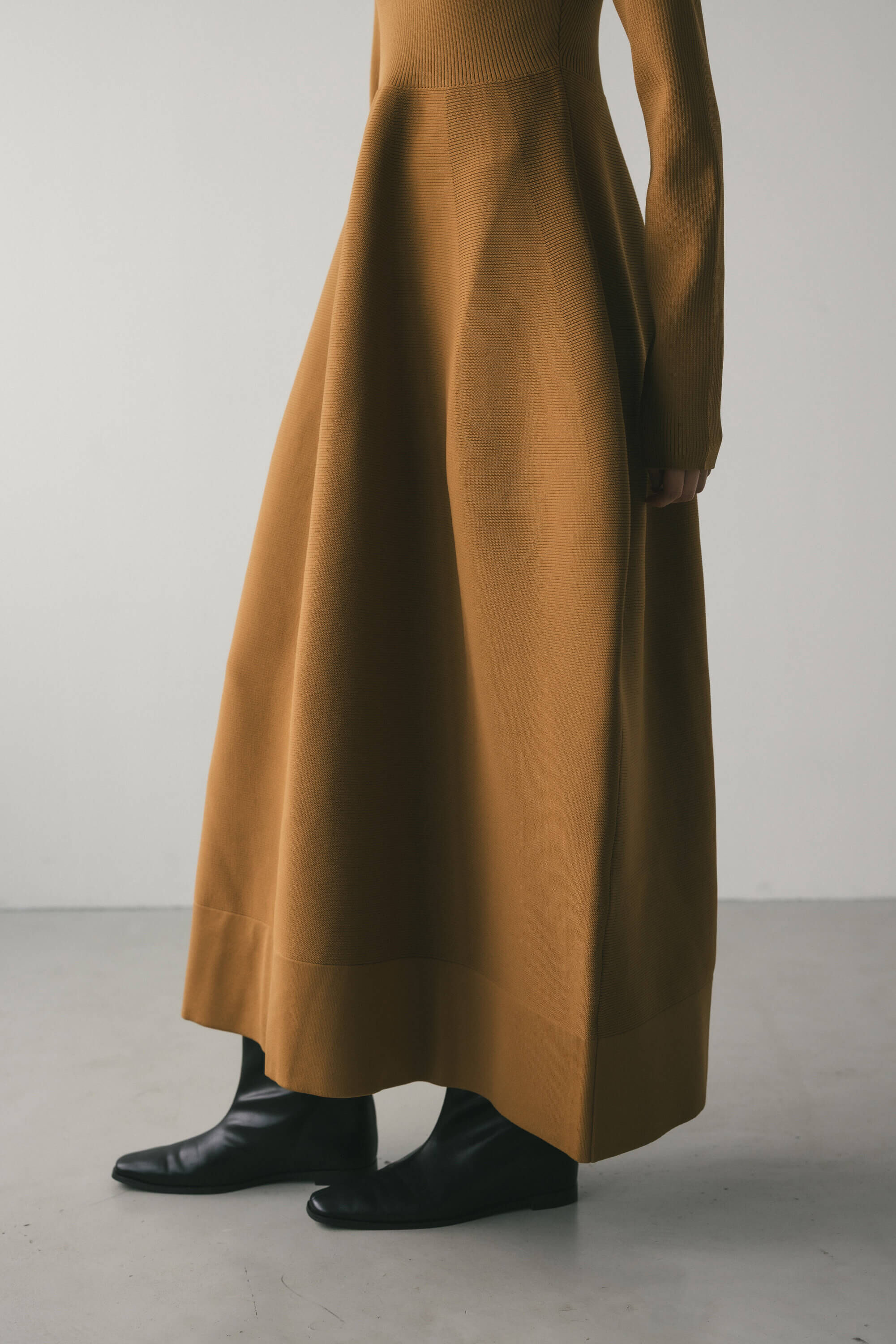 STYLEMIXER「フォルムポロニットワンピース」|ワンピース|