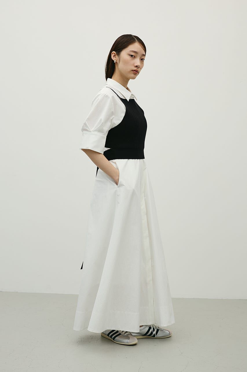 STYLEMIXER「フレアマキシシャツワンピース」|ワンピース|