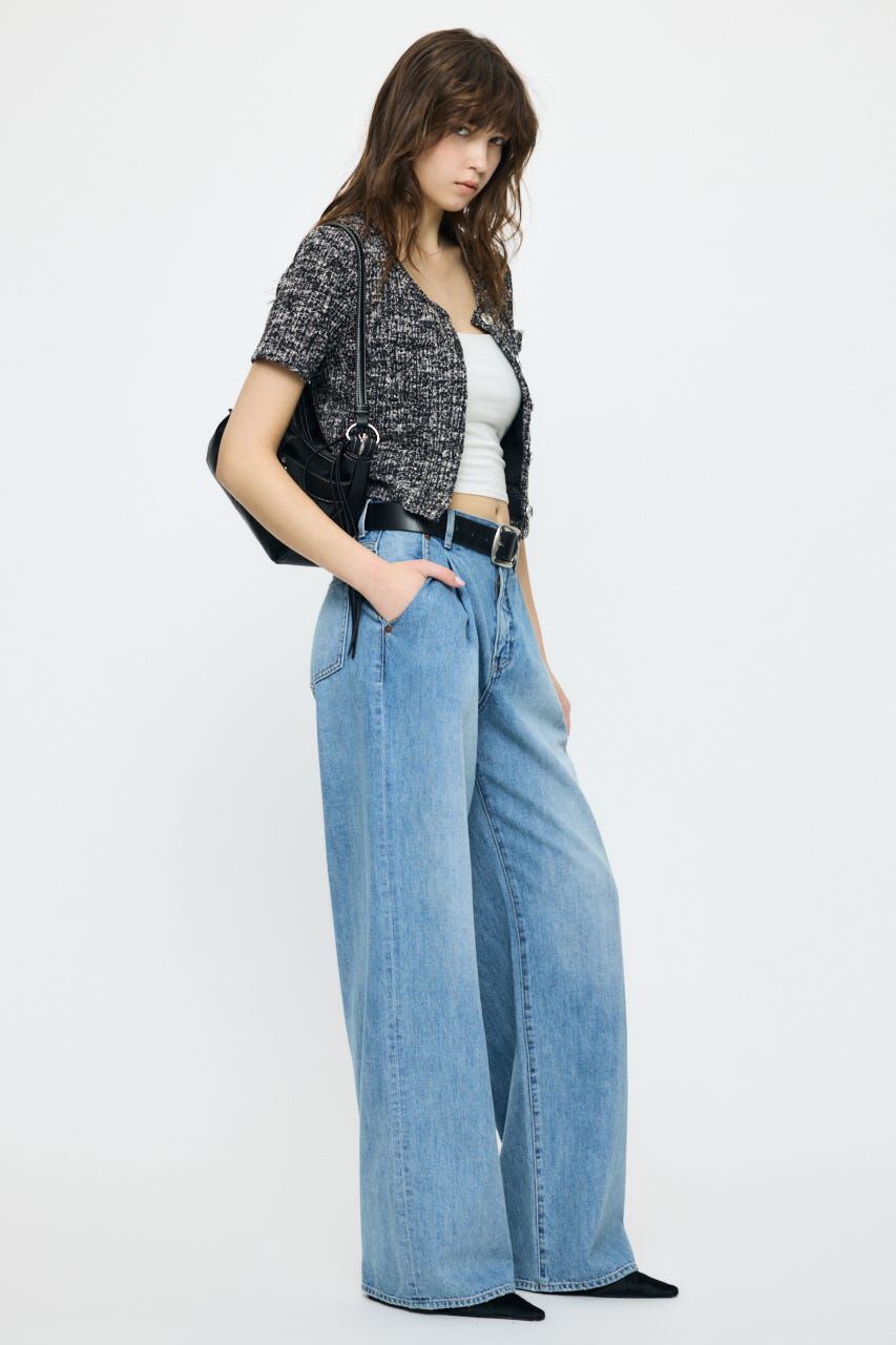 MOUSSY「TWEED CRUSH トップス」|Tシャツ・カットソー|