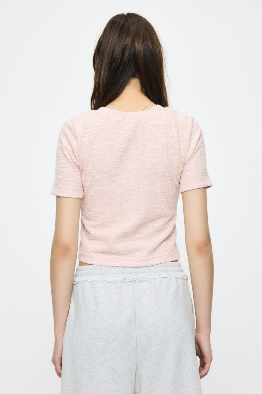 MOUSSY「TWEED CRUSH トップス」|Tシャツ・カットソー|
