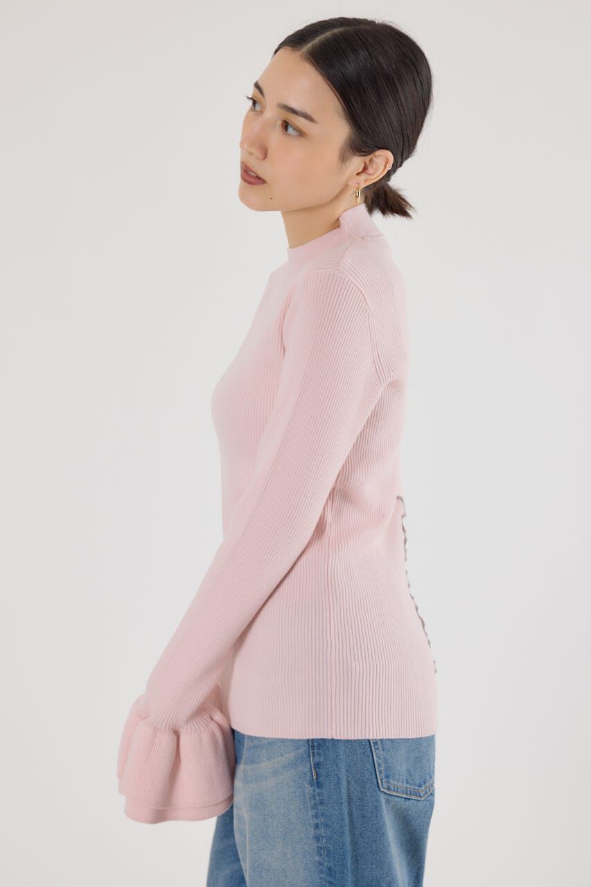 RODEO CROWNS「フリルリブニットトップス」|ニット・セーター|