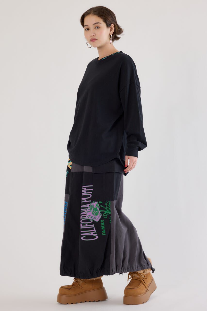 RODEO CROWNS「梨地VネックロングスリーブTシャツ」|Tシャツ・カットソー|