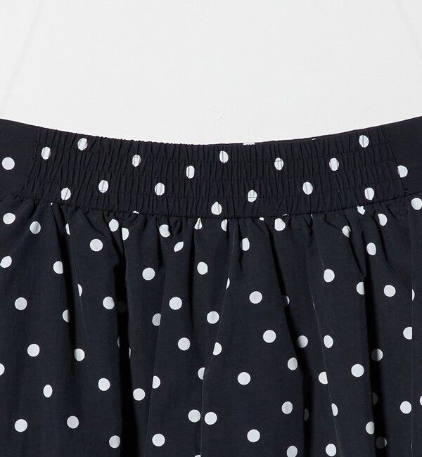 UNITED ARROWS green label relaxing「タック フレア スカート 2 ドット」|フレア|