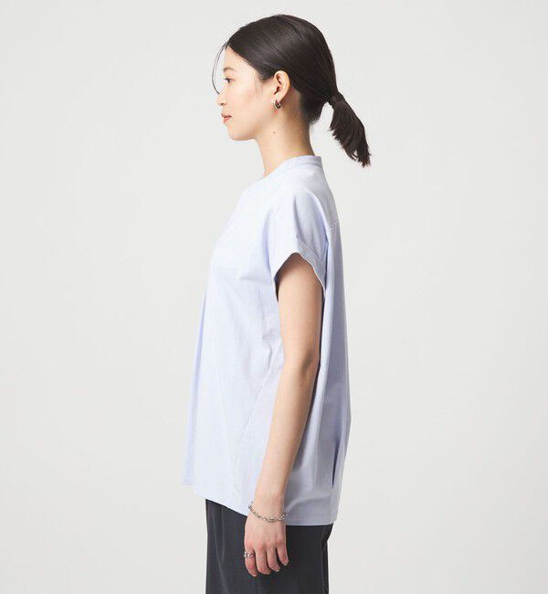 UNITED ARROWS green label relaxing「【WEB限定】＜at ease＞スキッパー カットソー 接触冷感 UVカット 遮熱」|Tシャツ・カットソー|