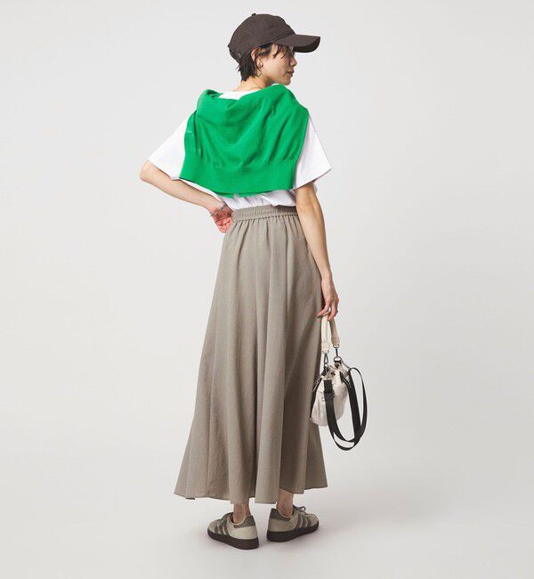 UNITED ARROWS green label relaxing「【結論シリーズ】ドライクロス フレアスカート［size SHORT/TALLあり］」|フレア|