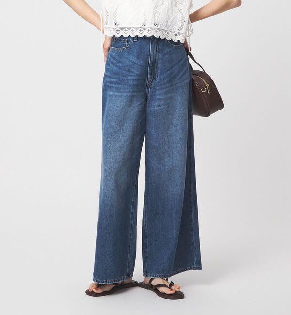 UNITED ARROWS green label relaxing「＜CHIHIRO HYODO&times;green label relaxing＞ワイド ライト デニム」|デニム|