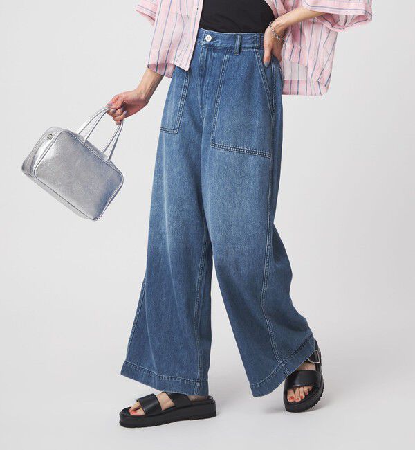 UNITED ARROWS green label relaxing「＜CHIHIRO HYODO&times;green label relaxing＞ベイカー ライト デニム」|デニム|