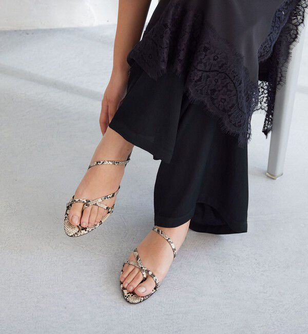 UNITED ARROWS green label relaxing「ライン フラット サンダル」|サンダル|その他1