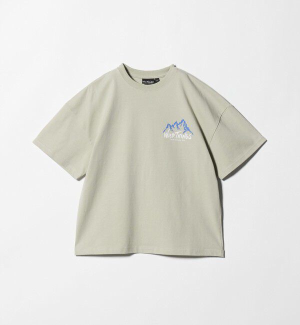UNITED ARROWS green label relaxing「【別注】＜WILD THINGS＞ マウンテン ショートスリーブ Tシャツ / キッズ 140cm-160cm」|Tシャツ・カットソー|OLIVE
