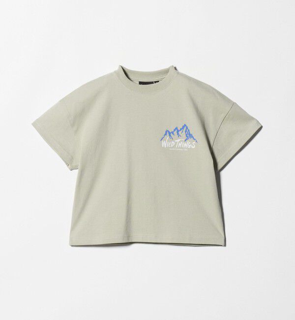 UNITED ARROWS green label relaxing「【別注】＜WILD THINGS＞ マウンテン ショートスリーブ Tシャツ / キッズ 110cm-130cm」|Tシャツ・カットソー|OLIVE