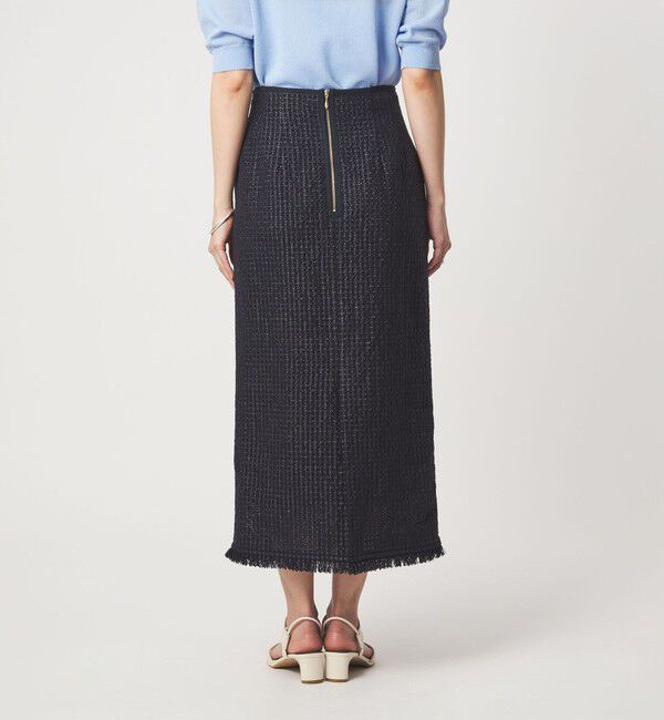 UNITED ARROWS green label relaxing「ラティス ツイードライク タイトスカート」|タイト|