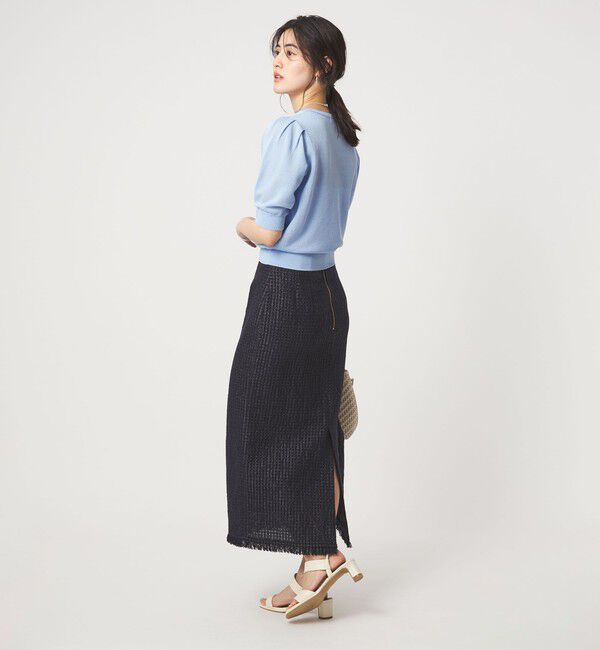 UNITED ARROWS green label relaxing「ラティス ツイードライク タイトスカート」|タイト|