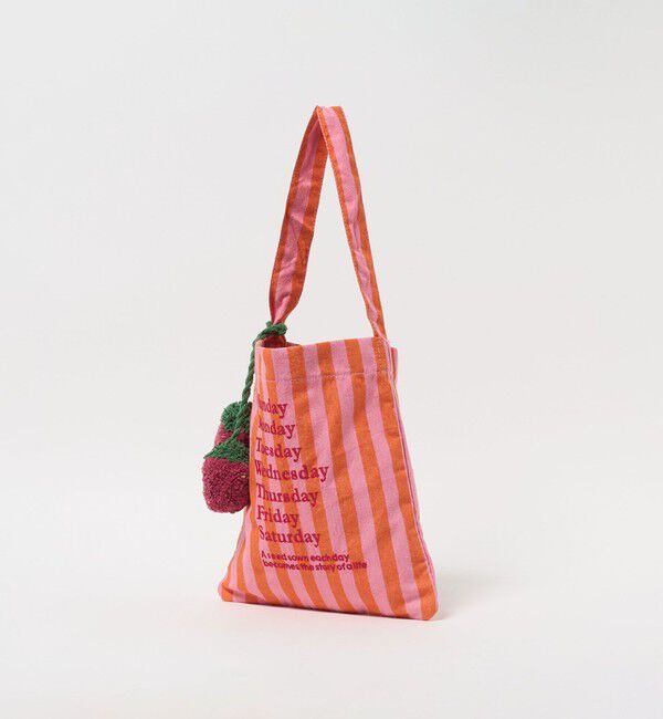 UNITED ARROWS green label relaxing「【別注】＜beej＞チャーム付き ストライプ トートバッグ / キッズ」|トートバッグ|