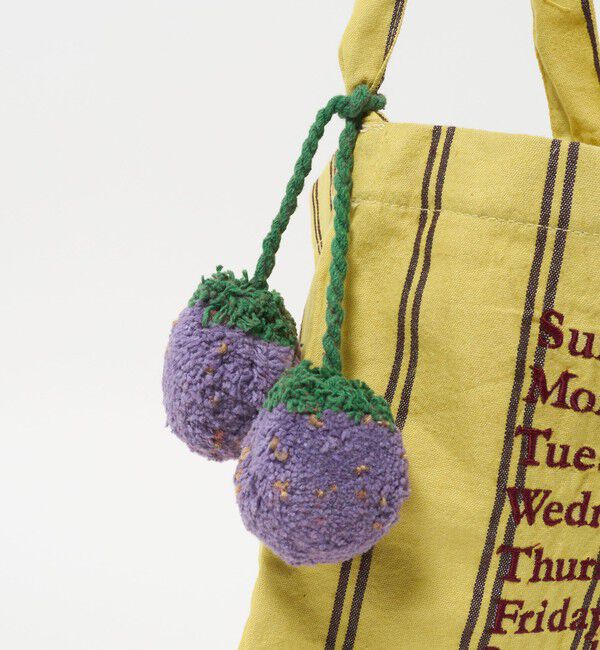 UNITED ARROWS green label relaxing「【別注】＜beej＞チャーム付き ストライプ トートバッグ / キッズ」|トートバッグ|