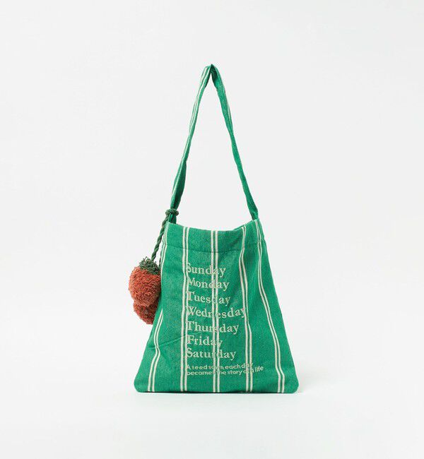 UNITED ARROWS green label relaxing「【別注】＜beej＞チャーム付き ストライプ トートバッグ / キッズ」|トートバッグ|