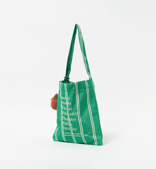 UNITED ARROWS green label relaxing「【別注】＜beej＞チャーム付き ストライプ トートバッグ / キッズ」|トートバッグ|