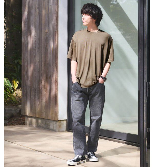 UNITED ARROWS green label relaxing「【別注】＜Marmot＞メリノウール 半袖 Tシャツ」|Tシャツ・カットソー|