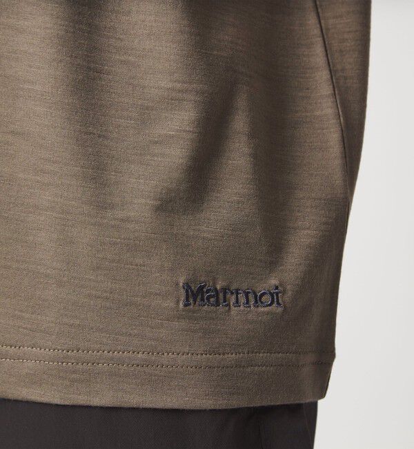 UNITED ARROWS green label relaxing「【別注】＜Marmot＞メリノウール 半袖 Tシャツ」|Tシャツ・カットソー|