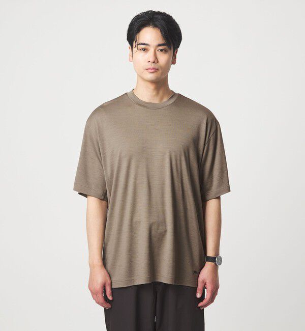UNITED ARROWS green label relaxing「【別注】＜Marmot＞メリノウール 半袖 Tシャツ」|Tシャツ・カットソー|