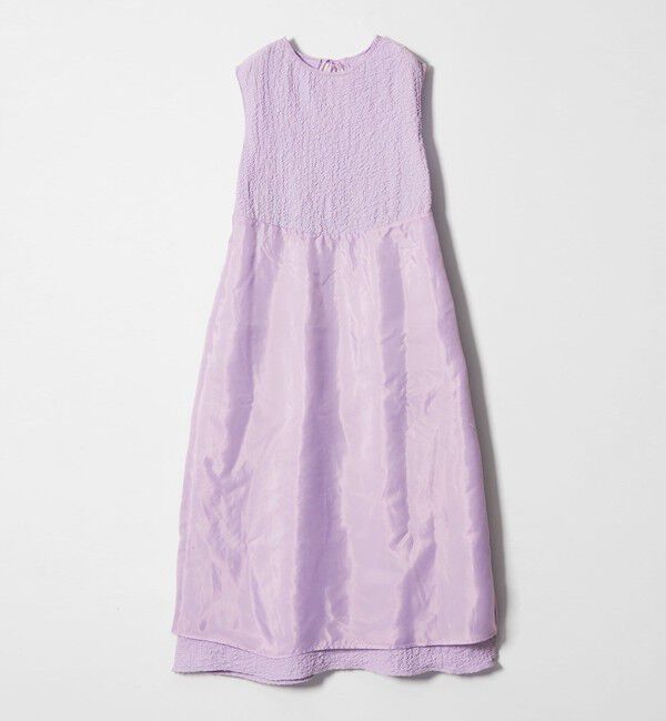 EMMEL REFINES「＜EMMEL REFINES＞EM フクレジャガード ノースリーブ ワンピース」|ワンピース|