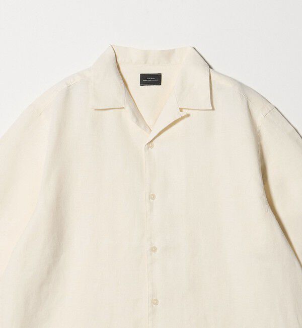 UNITED ARROWS green label relaxing「リネン ポプリン オープンカラー 半袖 シャツ」|シャツ・ブラウス|