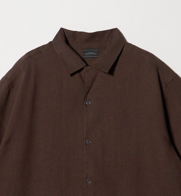 UNITED ARROWS green label relaxing「リネン ポプリン オープンカラー 半袖 シャツ」|シャツ・ブラウス|