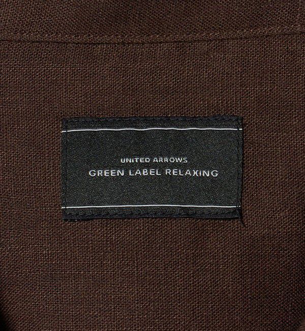 UNITED ARROWS green label relaxing「リネン ポプリン オープンカラー 半袖 シャツ」|シャツ・ブラウス|