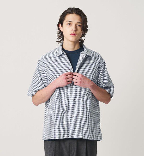 BEAUTY&YOUTH UNITED ARROWS「コクーン ドビー キャンプカラー シャツ GRANDE型」|シャツ・ブラウス|