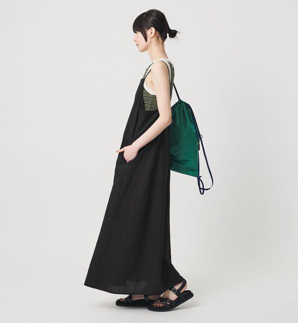 BEAUTY&YOUTH UNITED ARROWS「麻ブレンド ドット キャミワンピース」|ワンピース|