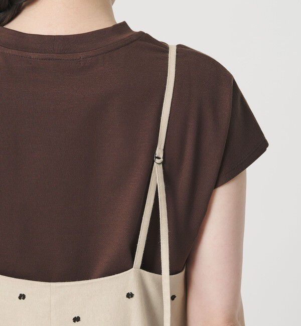 BEAUTY&YOUTH UNITED ARROWS「麻ブレンド ドット キャミワンピース」|ワンピース|