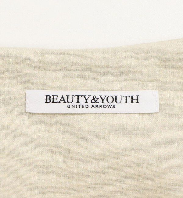 BEAUTY&YOUTH UNITED ARROWS「麻ブレンド ドット キャミワンピース」|ワンピース|