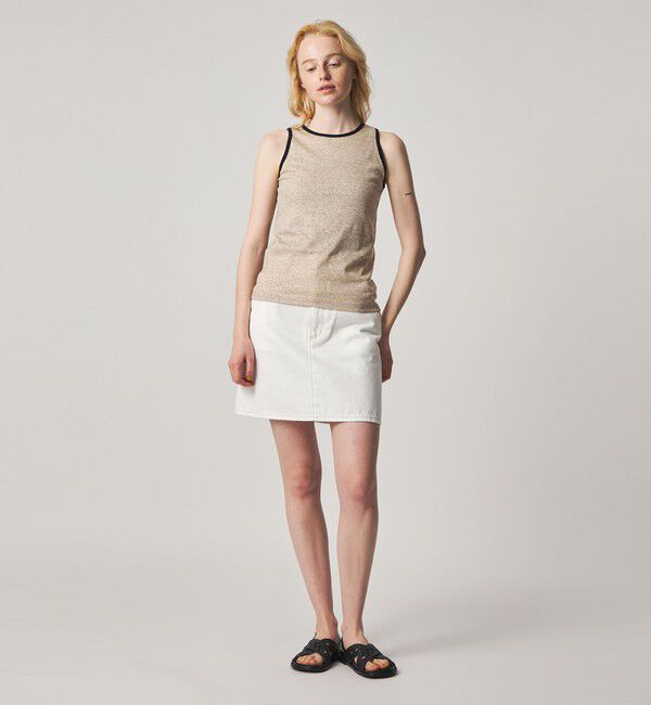 STEVEN ALAN「＜Steven Alan＞リンガー アメリカンスリーブ タンクトップ」|Tシャツ・カットソー|