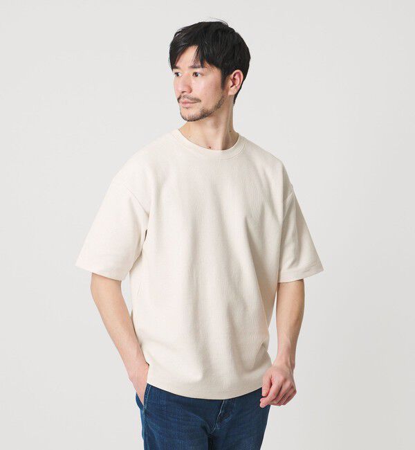 BEAUTY&YOUTH UNITED ARROWS「【WEB限定 WARDROBE SMART】エアリー カノコ カットソー	【抗菌防臭・UVカット】」|Tシャツ・カットソー|