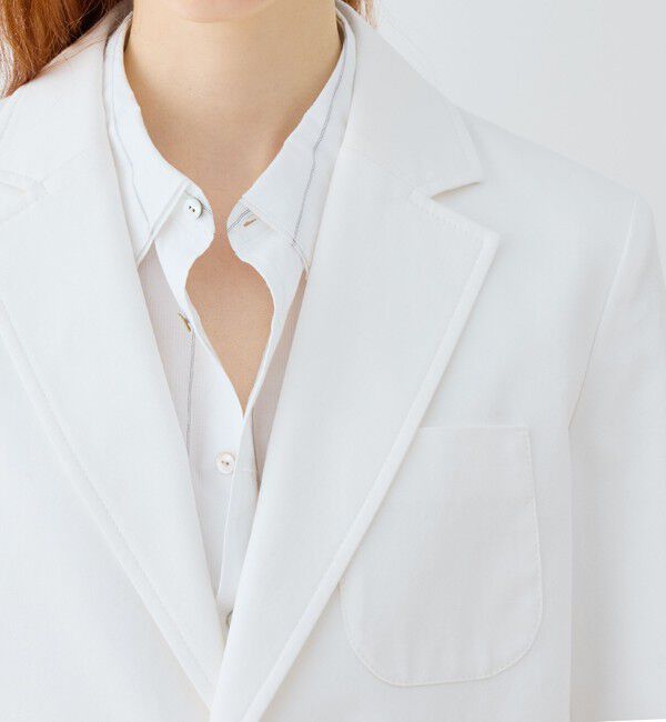 GALERIE VIE「ノンマーセライズドコットン テーラードジャケット」|テーラードジャケット|