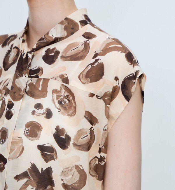 TOMORROWLAND collection「アンティークフルーツプリント 2wayボウタイブラウス」|シャツ・ブラウス|