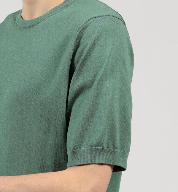 TOMORROWLAND MENS「TOMORROWLAND tricot シルクコットン クルーネックプルオーバーニット SESIA」|ニット・セーター|