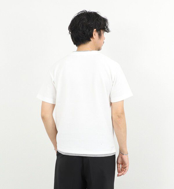 NOLLEY'S goodman「ケーブルニットダブルカラーTee 26SS」|Tシャツ・カットソー|