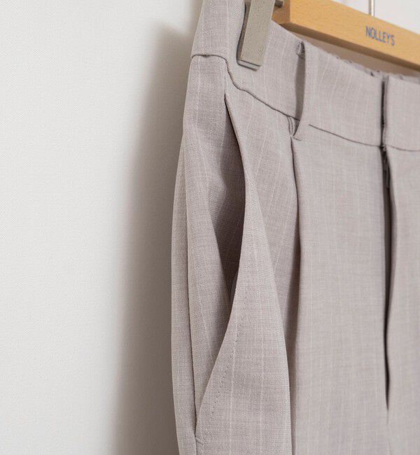 NOLLEY'S「ウォッシャブルストライプ愛されセミワイドパンツ」|その他|