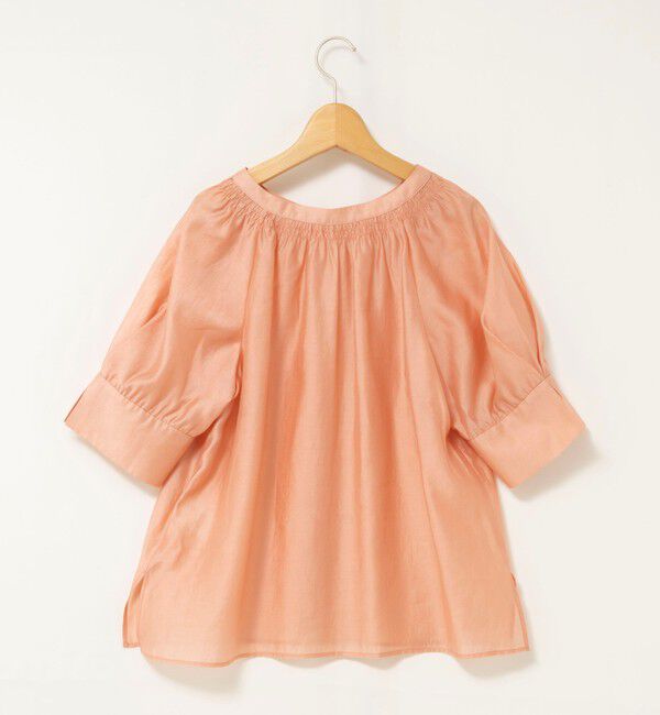 NOLLEY'S「ウォッシャブルボリュームスリーブ2WAYシアーブラウス」|シャツ・ブラウス|