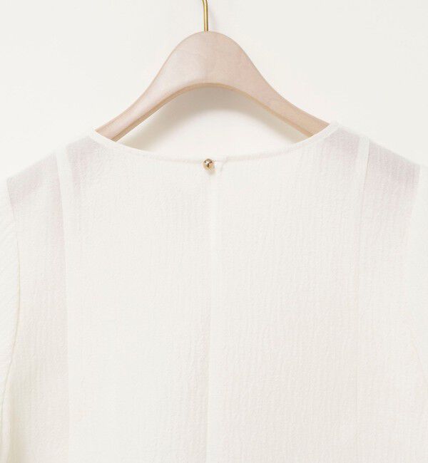 NOLLEY'S sophi「ウォッシャブルポコポコジャガードオーガンジープルオーバー」|シャツ・ブラウス|