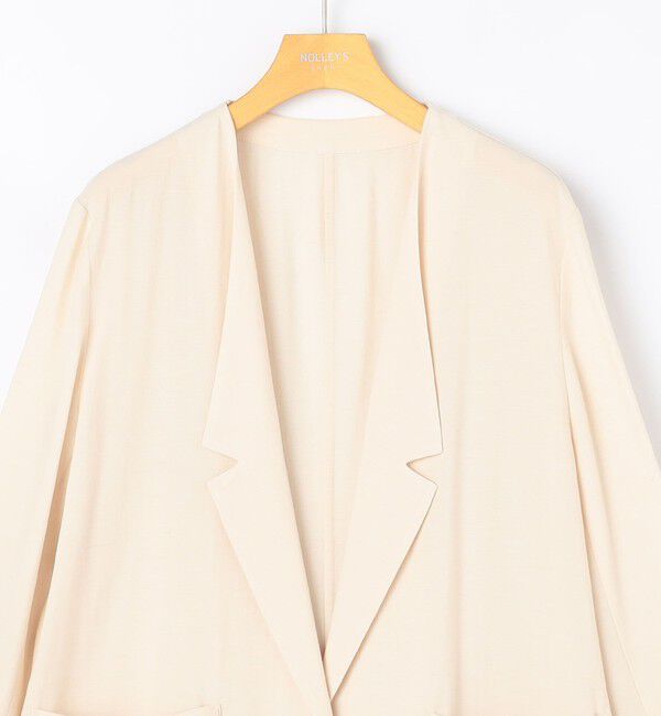 NOLLEY'S sophi「ウォッシャブルリネナチュールシアージャケット」|テーラードジャケット|
