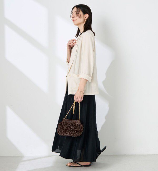 NOLLEY'S sophi「ウォッシャブルリネナチュールシアージャケット」|テーラードジャケット|