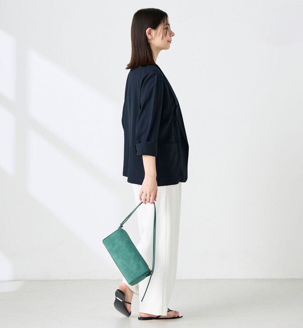 NOLLEY'S sophi「ウォッシャブルリネナチュールシアージャケット」|テーラードジャケット|