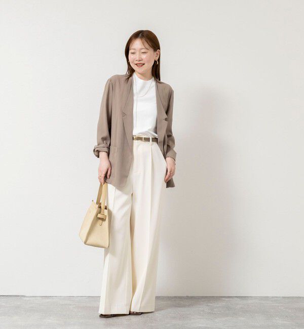 NOLLEY'S sophi「ウォッシャブルリネナチュールシアージャケット」|テーラードジャケット|