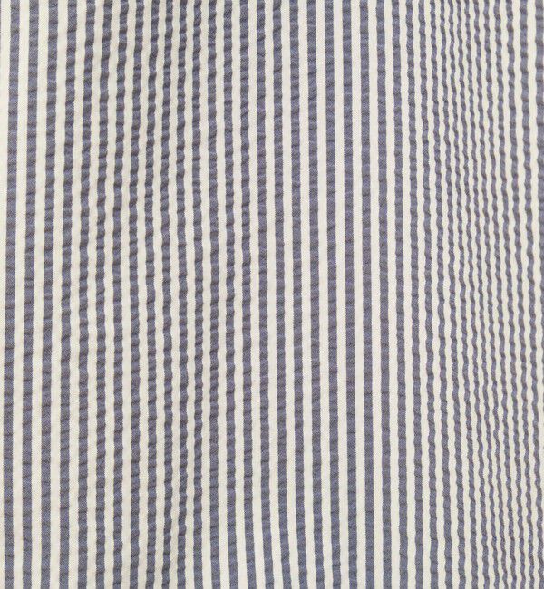 NOLLEY'S sophi「ウォッシャブルサッカーシャツワンピース」|ワンピース|