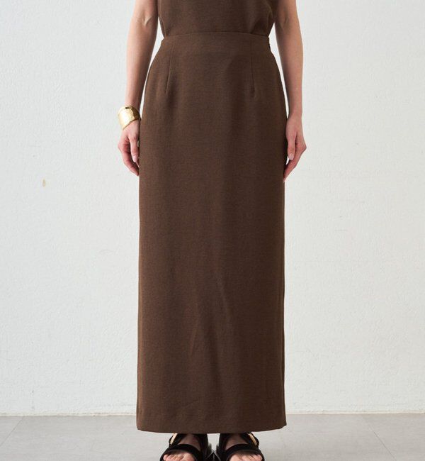  「ダブルジョーゼットタイトスカート」|スカート|