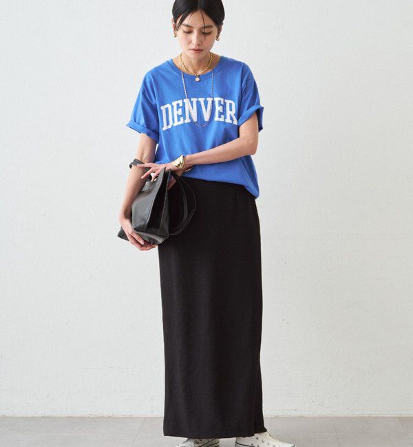  「ダブルジョーゼットタイトスカート」|スカート|