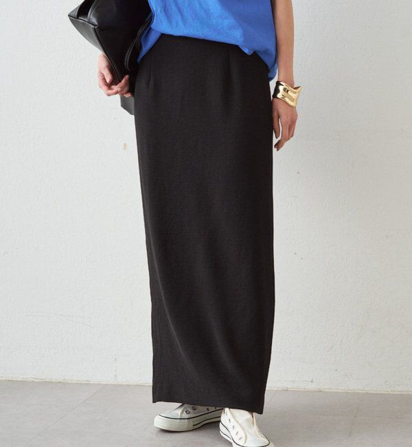  「ダブルジョーゼットタイトスカート」|スカート|